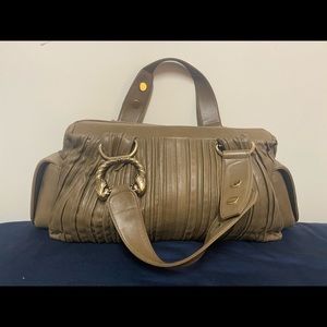 Vintage Bvlgari Leather Handbag